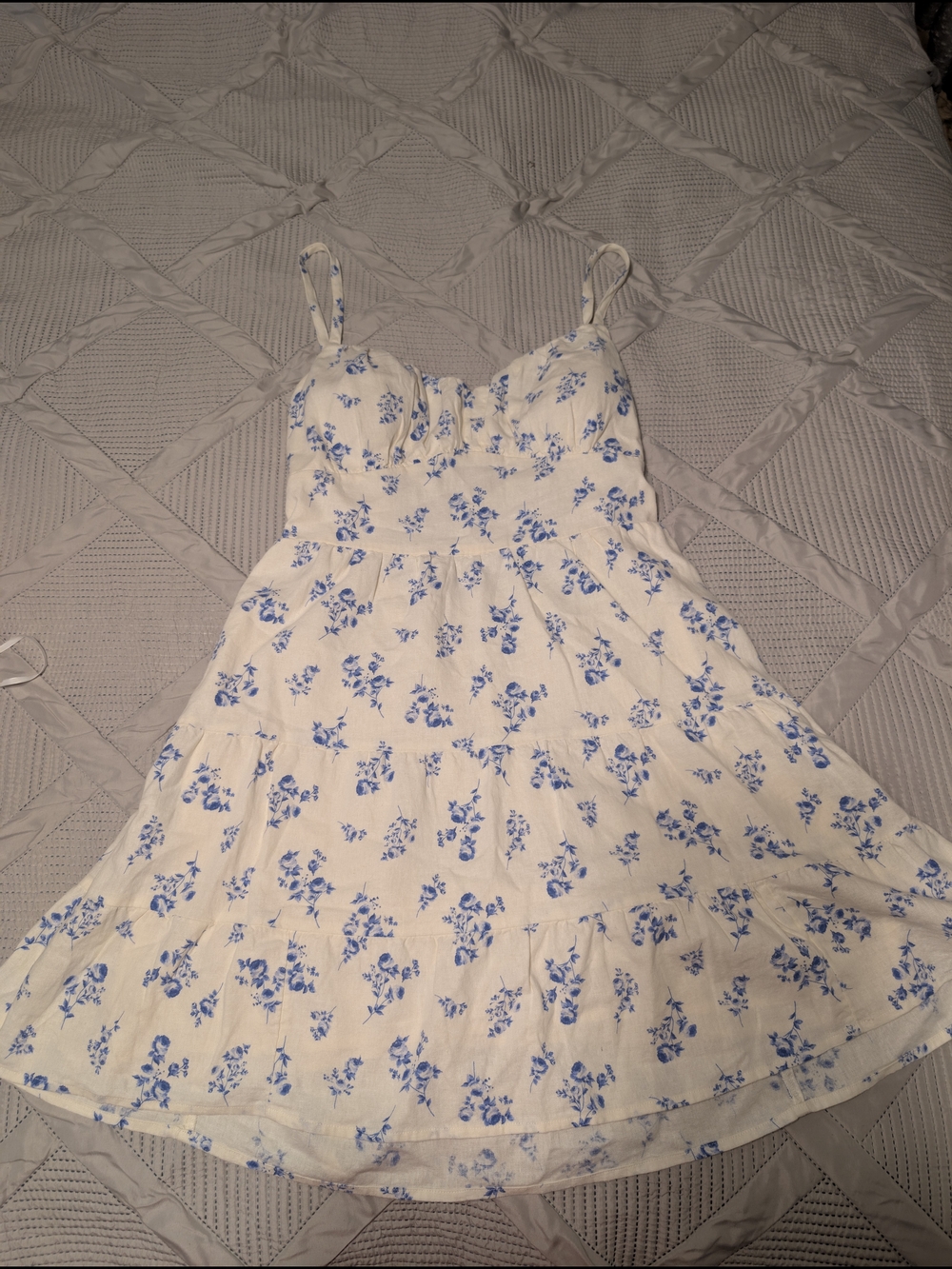 👗NWT! Hollister Lace Up Summer Dress - Linen Collection